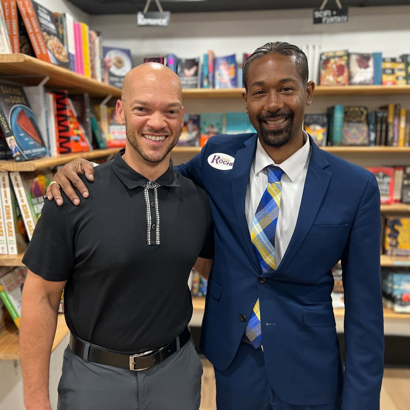 Leon with Judge Baldwin